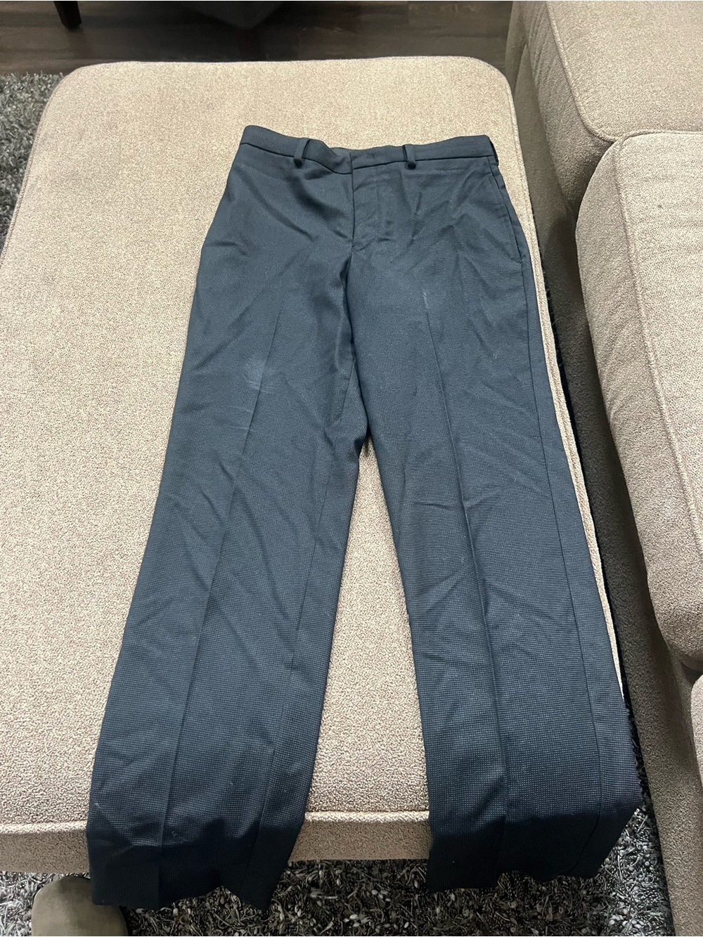 Michael Strahan Boys Dress Pants Size 14R Gray Stretch